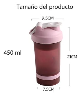 Foto 2 | Shaker Para Proteina Xtellar Botella Para Gym Productos Deportivos