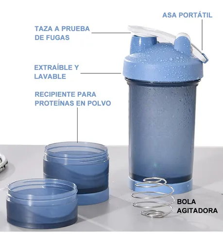 Foto 4 pulgar | Shaker Para Proteina Xtellar  Botella Para Gym Productos Deportivos
