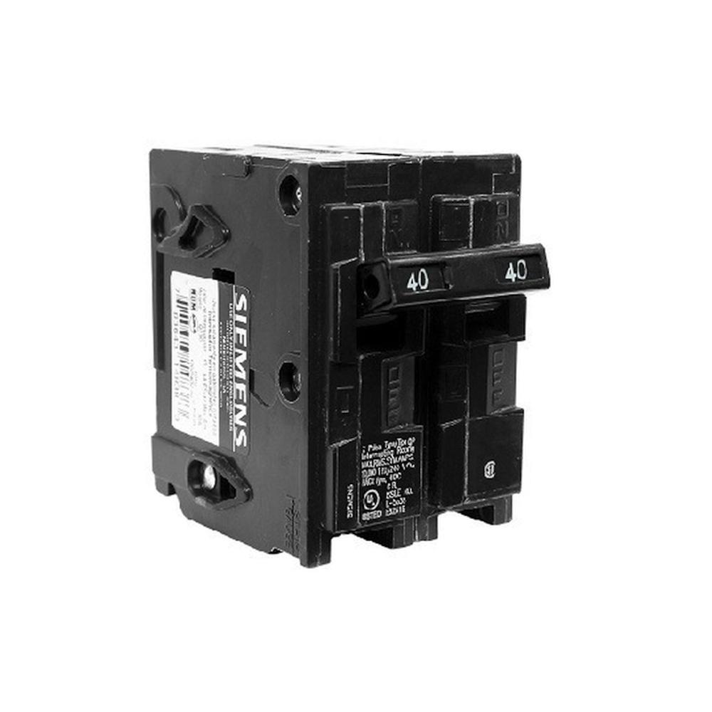 Foto 2 pulgar | Interruptor Termomagnetico Siemens 2 Polos 40 Amperes