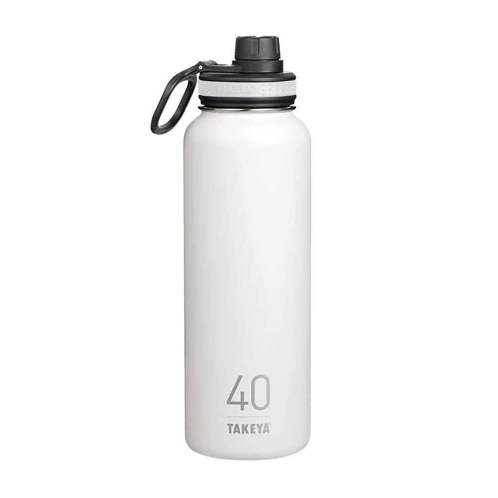 Botella De Agua Takeya Originals Con Aislamiento Al Vacío De 1 2 L  Color Blanco - Venta Internacional.