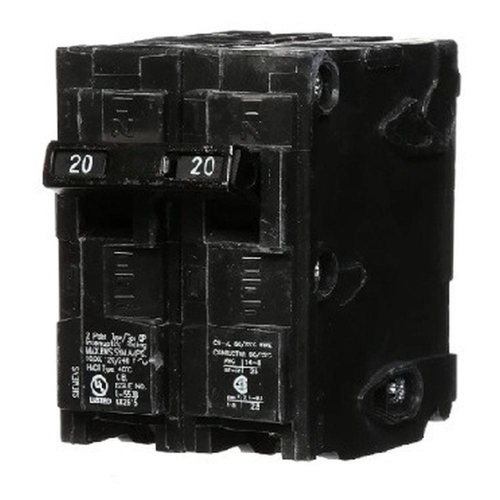 Foto 3 pulgar | Interruptor Termomagnetico Siemens 2 Polos 20 Amperes