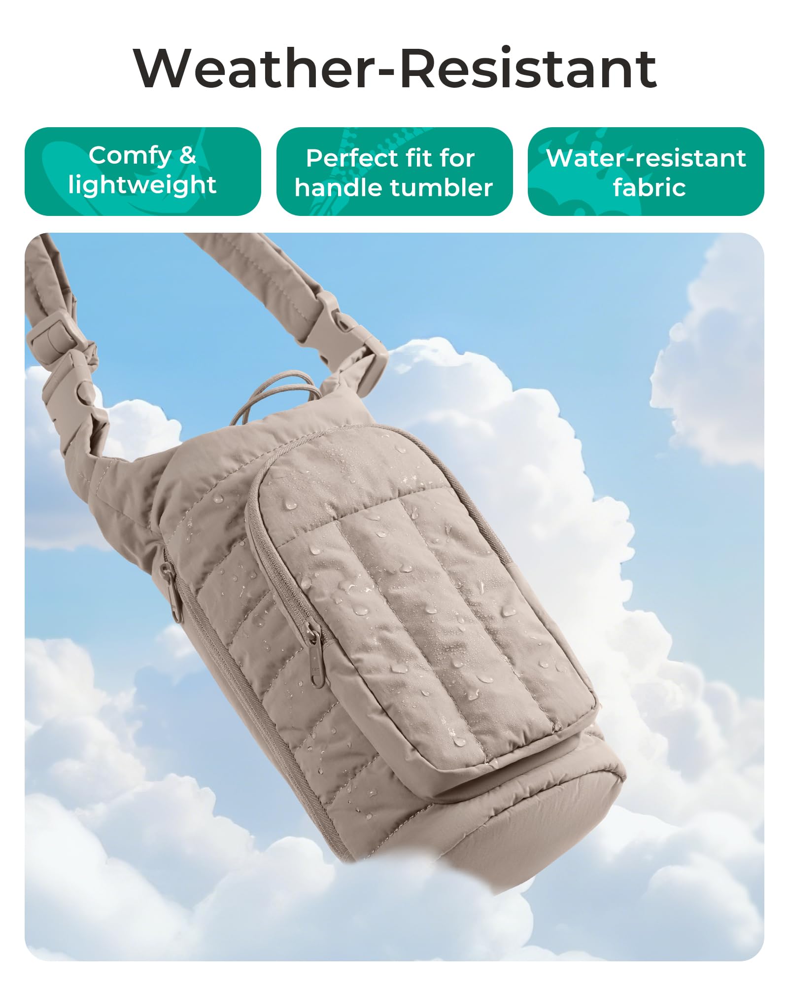 Foto 7 | Bolsa Portabotellas Bagsmart 1 2/0 9 L Con Correa Negra Para Mujer - Venta Internacional.