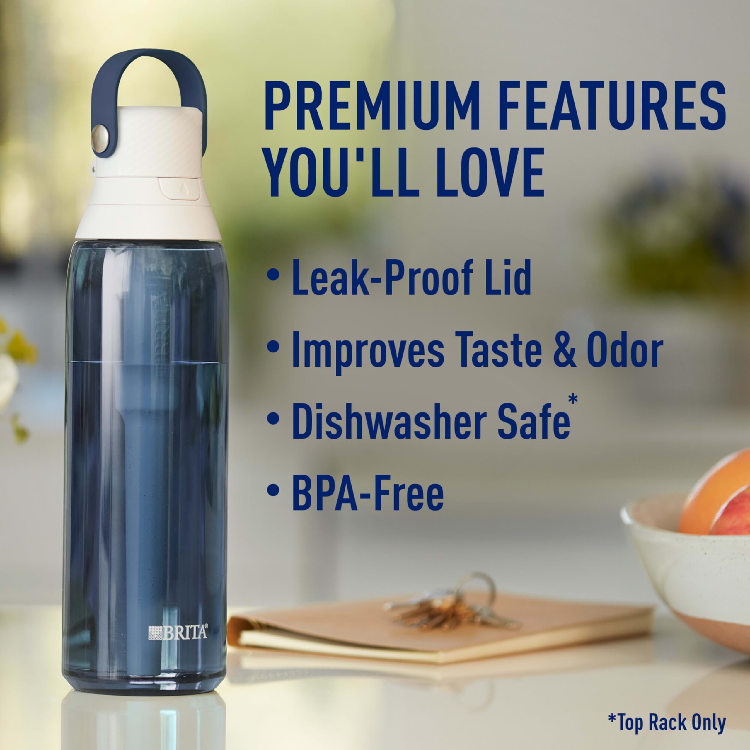 Foto 4 | Botella De Agua Brita De Plástico Duro Premium De 770 Ml Night Sky - Venta Internacional.
