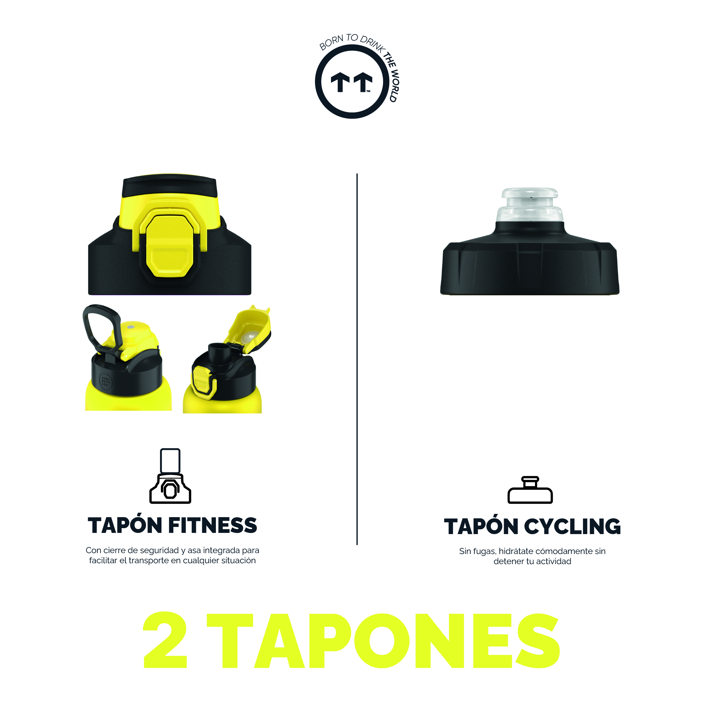 Foto 4 pulgar | Botella Deportiva Cool Bottles para Agua