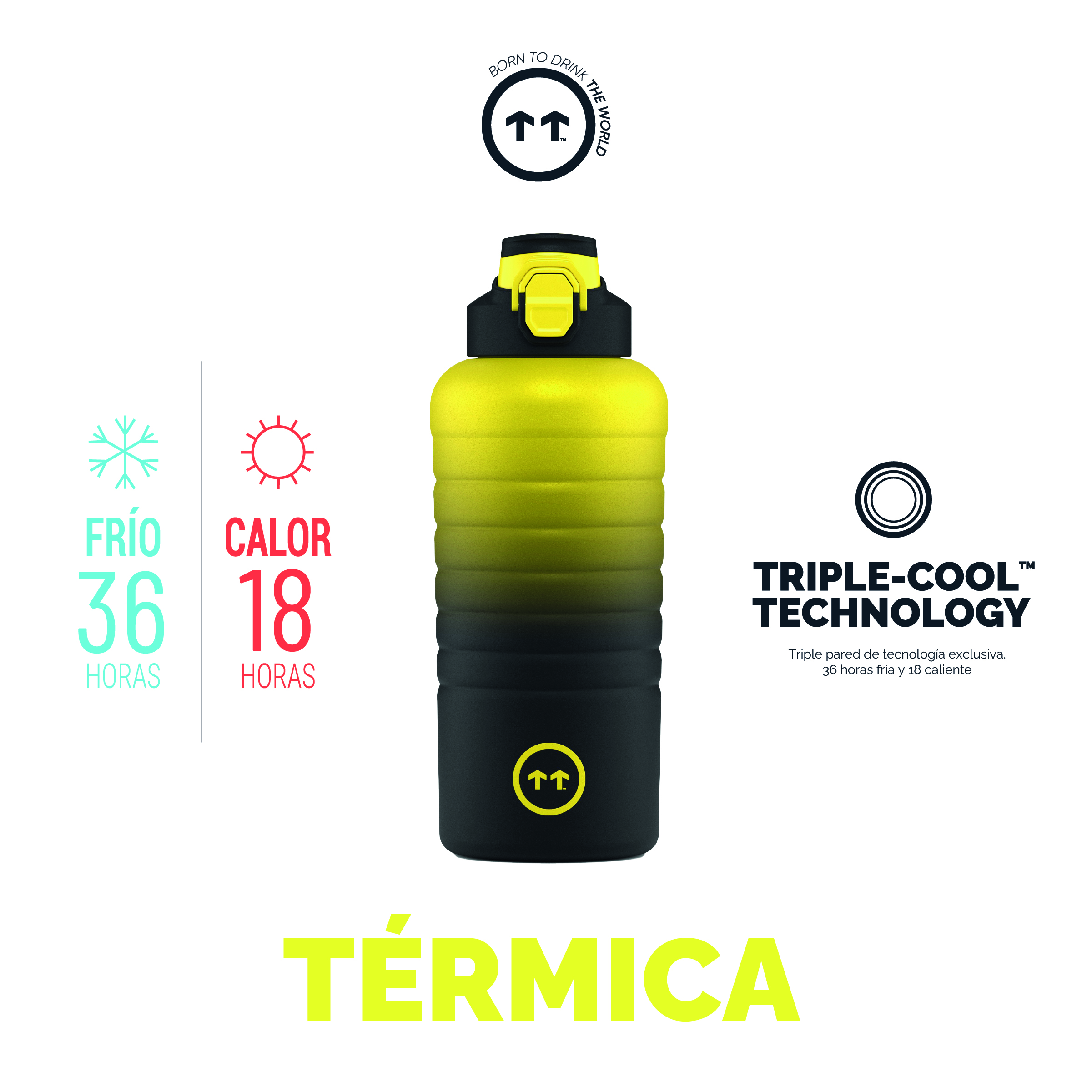 Foto 5 pulgar | Botella Deportiva Cool Bottles para Agua