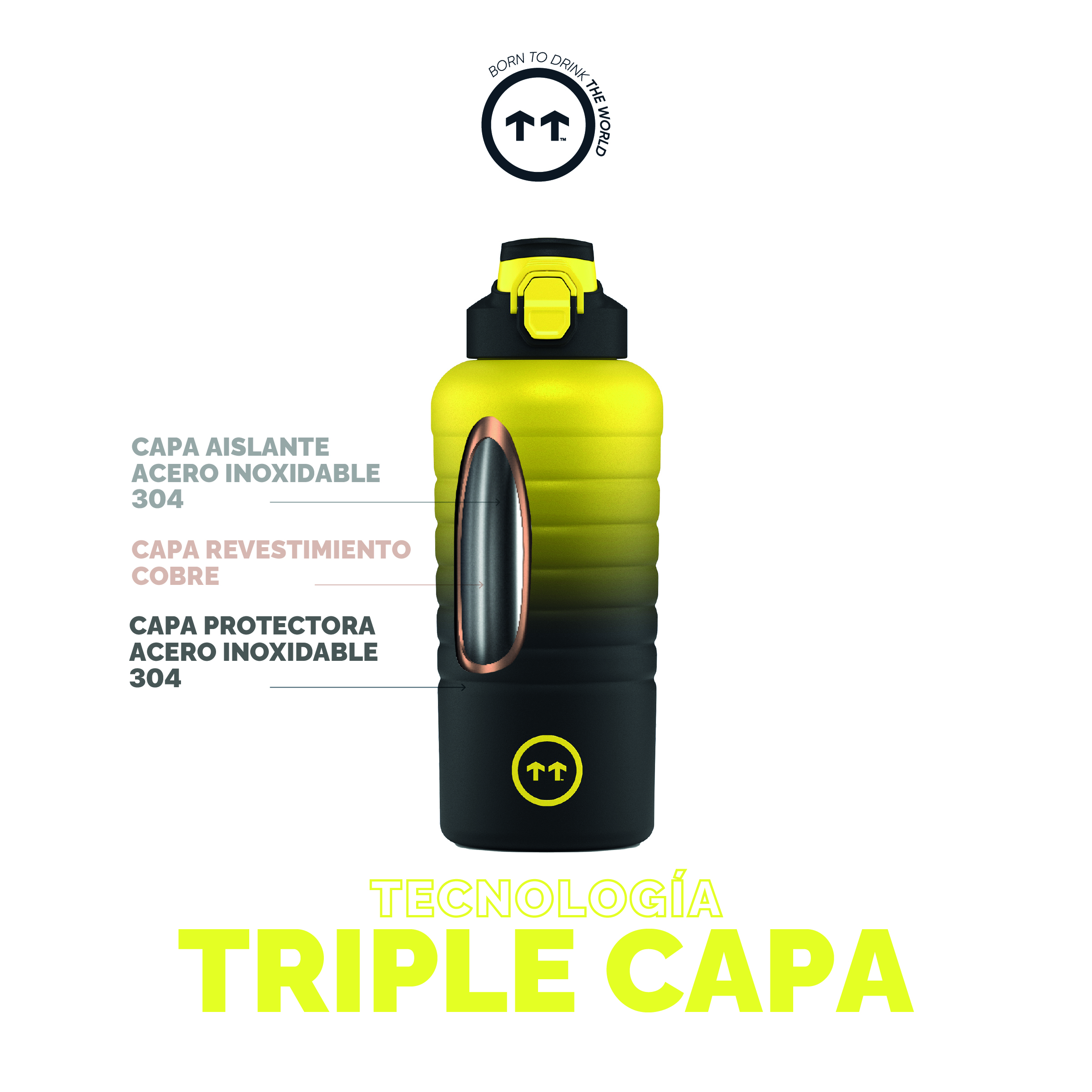 Foto 6 pulgar | Botella Deportiva Cool Bottles para Agua