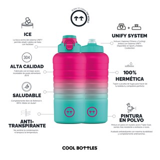 Foto 2 | Botella Deportiva Cool Bottles para Agua