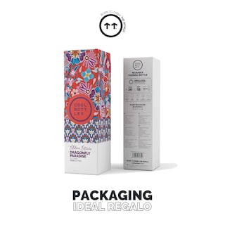 Foto 7 | Botella Para Agua Cool Bottles Xclusive! Dragonfly Paradise 500 Ml