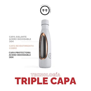 Foto 4 | Botella Para Agua Cool Bottles Coolors 750 Ml