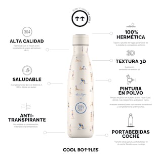 Foto 3 | Botella Para Agua Cool Bottles Xclusive! Ocean Breeze 500 Ml