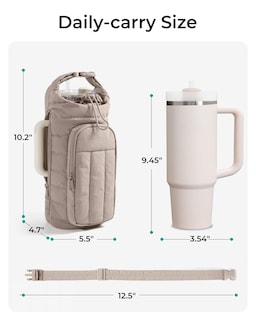 Foto 5 | Bolsa Portabotellas Bagsmart 1 2/0 9 L Con Correa Negra Para Mujer - Venta Internacional.
