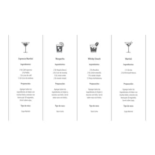 Foto 6 | Shaker Promo Opción de Cristal con Recetas Impresas 450 ml
