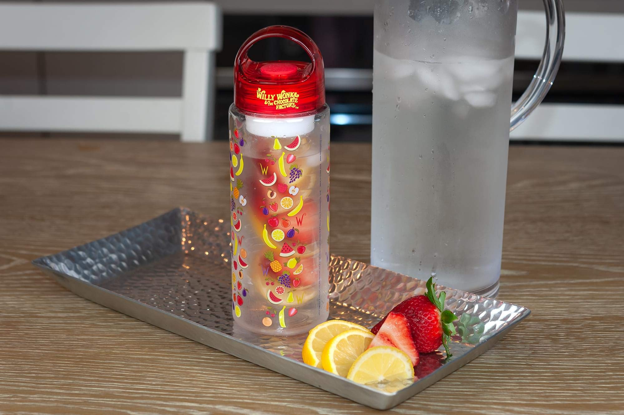 Foto 7 pulgar | Botella De Agua The Coop Willy Wonka Fruit Infuser 480 Ml - Venta Internacional.