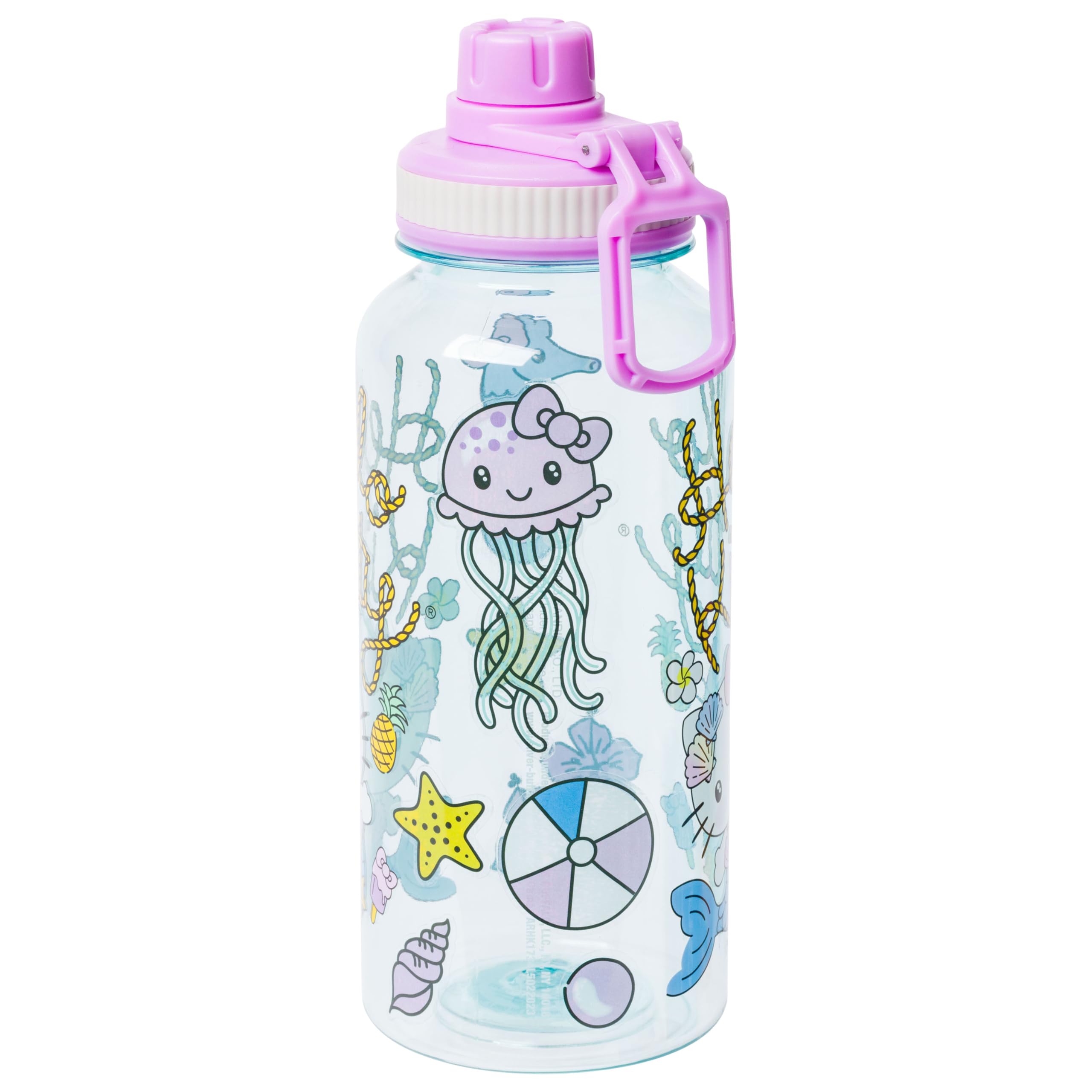 Foto 4 pulgar | Botella De Agua Silver Buffalo Hello Kitty Mermaid 950 Ml - Venta Internacional.