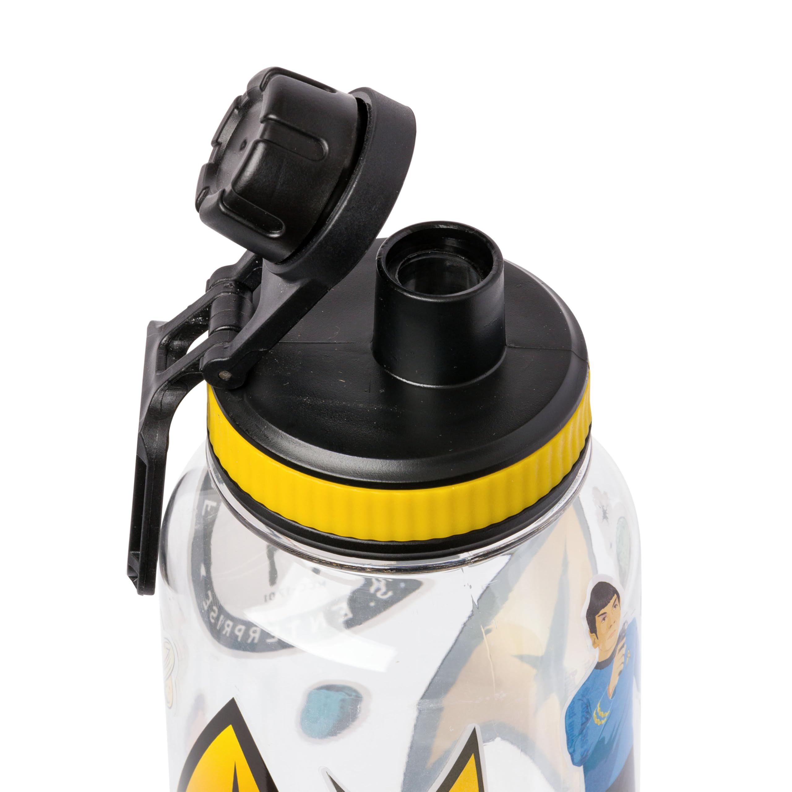 Foto 6 pulgar | Botella De Agua Silver Buffalo Star Trek Twist Spout 960 Ml - Venta Internacional.