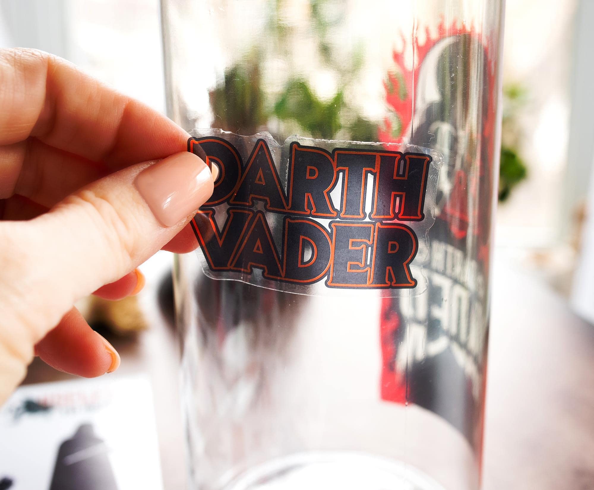 Foto 7 pulgar | Jarra Para Botellas De Agua Star Wars Darth Vader De 1 Litro Con Juego De Pegatinas - Venta Internacional.