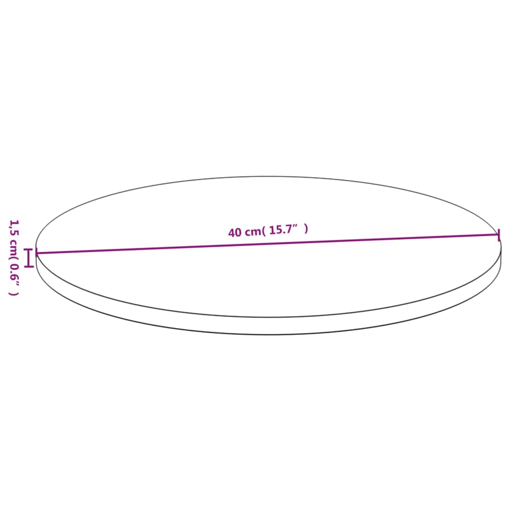 Foto 6 pulgar | Tablero De Mesa Vidaxl De Bambú De 40 X 1 5 Cm  Duradero Y Fácil De Limpiar - Venta Internacional.