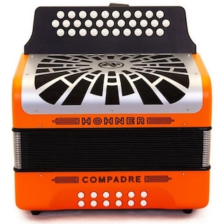 Foto 1 | Acordeón Hohner A48251 color Anaranjado de 31 Botones