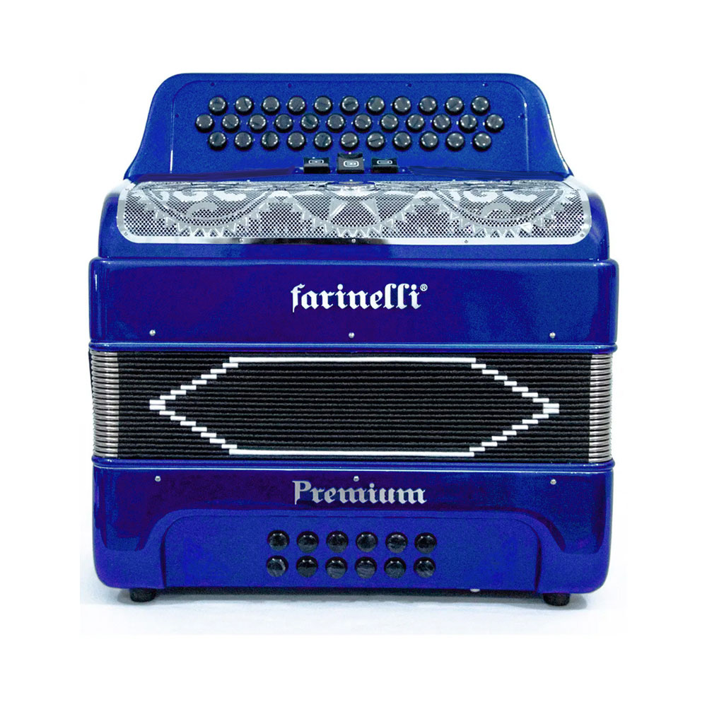 Foto 1 | Acordeón Diatónico Farinelli Premium Fa 3 Registros Azul