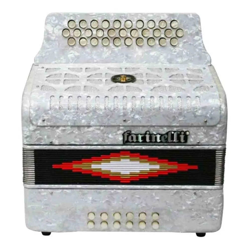 Acordeón Farinelli 3012FAW Blanco 31 Botones