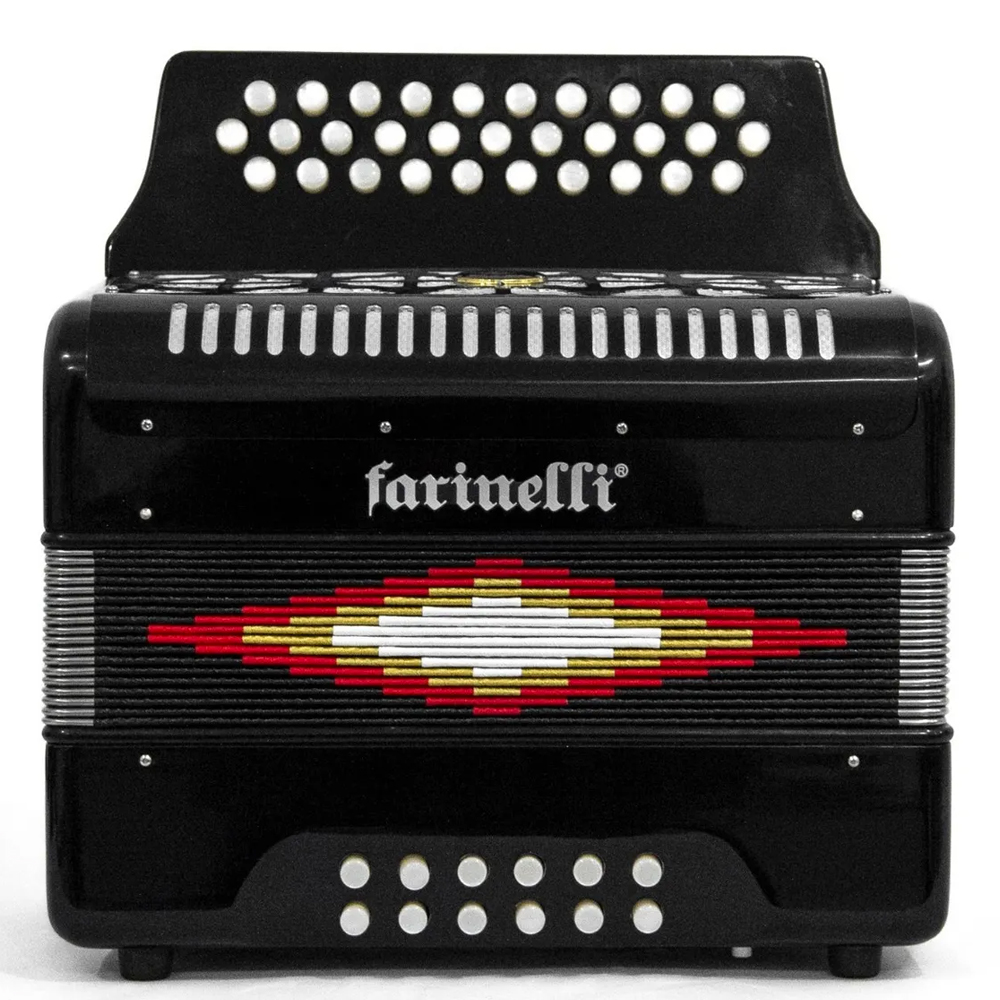 Foto 1 | Acordeón Farinelli 3012fan Negro 31 Botones