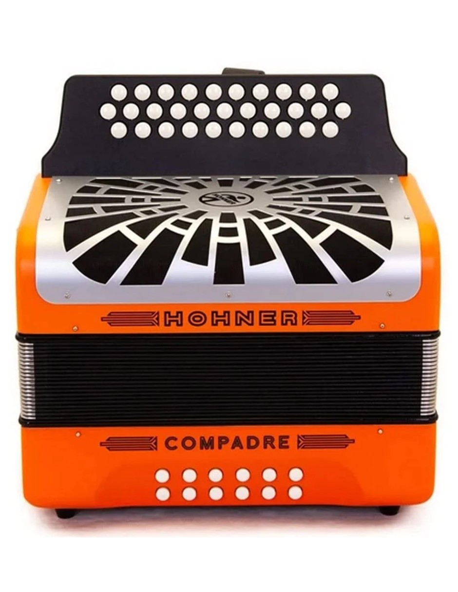 Foto 2 pulgar | Acordeón Hohner Compadre color Naranja A48441