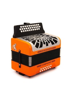 Foto 2 | Acordeón Hohner Compadre color Naranja A48441