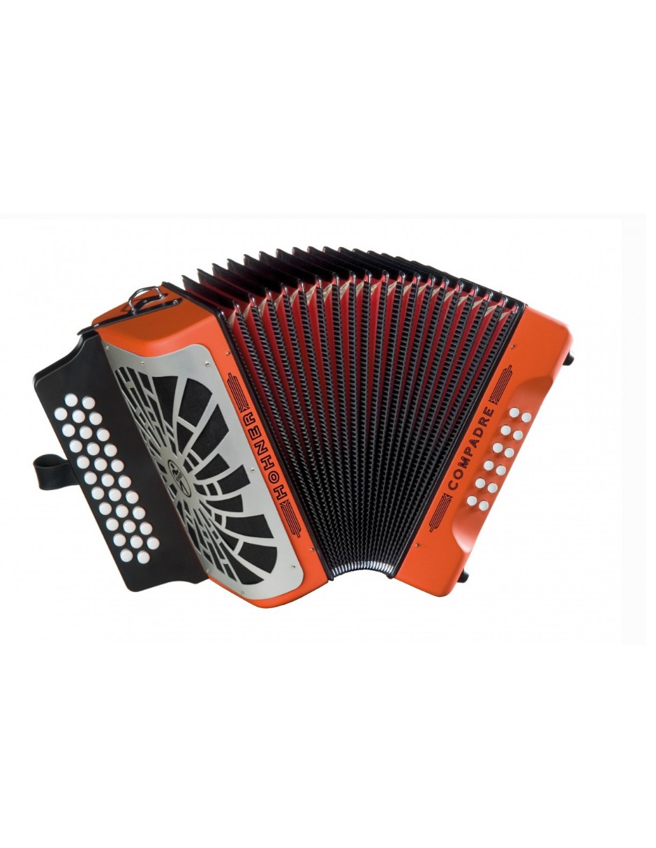 Foto 4 pulgar | Acordeón Hohner Compadre color Naranja A48441