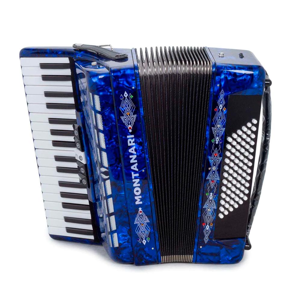 Acordeón Montanari Mont Piano 5sw BL 34 Teclas