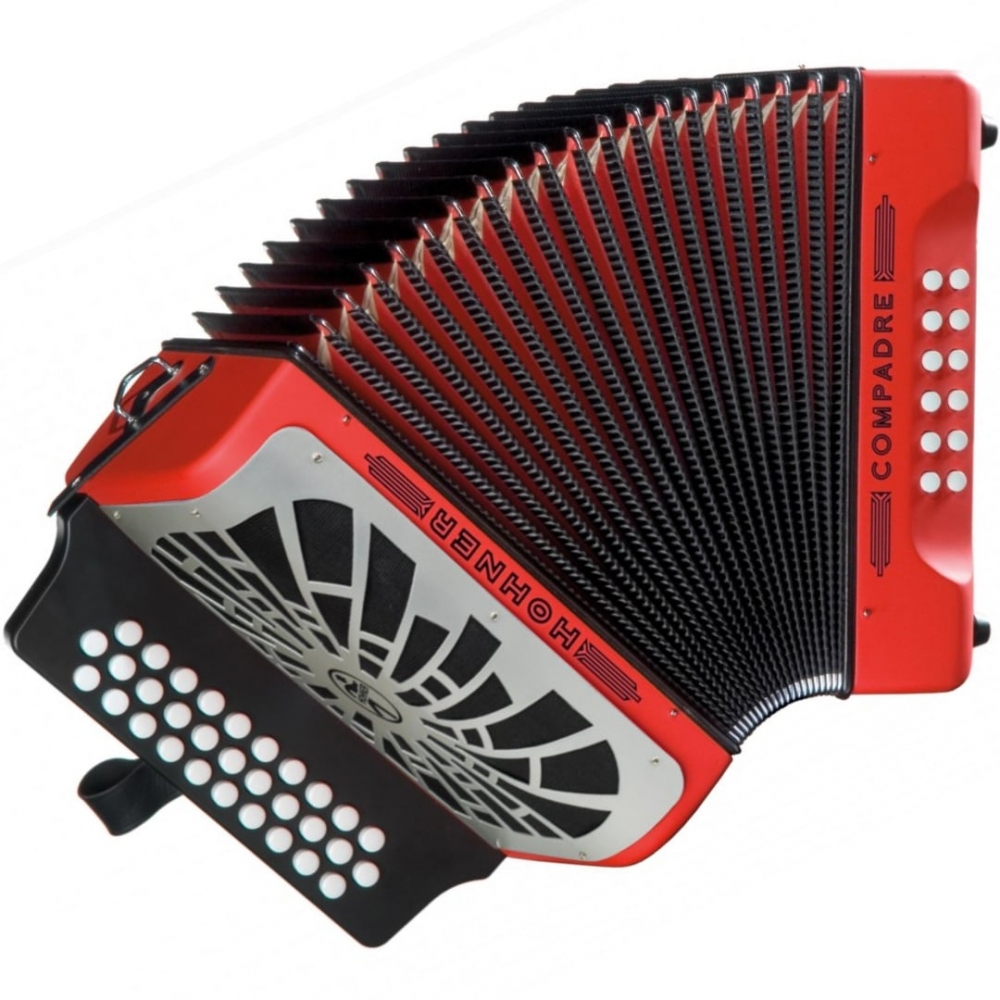 Acordeon Compradre Hohner A48241 Color Naranja