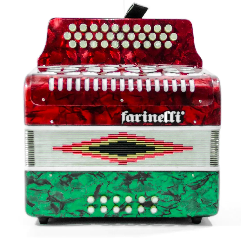 Acordeon Diatonico Fa Bandera 3012fab Farinelli