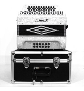 Foto 2 | Acordeon Farinelli 34 Botones Tono Fa 3 Registros Blanco 3412faw