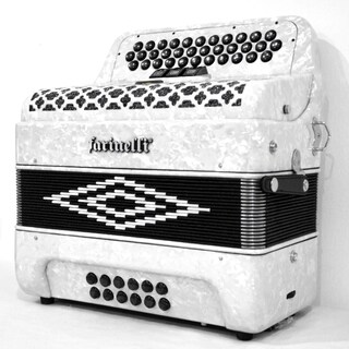 Foto 5 | Acordeon Farinelli 34 Botones Tono Fa 3 Registros Blanco 3412faw