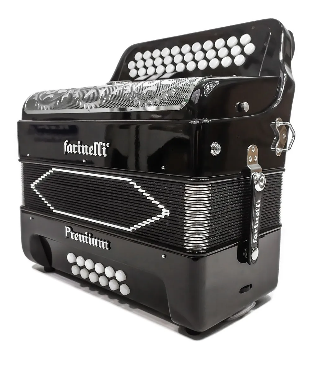 Foto 4 pulgar | Acordeon Farinelli 3412fnhg 3 Registros Tono Fa Con Estuche