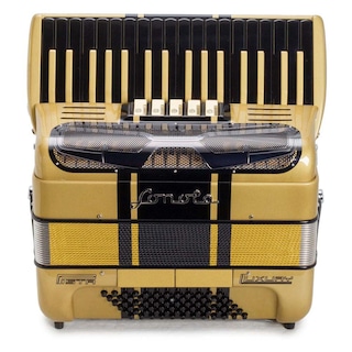 Foto 1 | Acordeón Pista 34/72 Sonola Pis Key 34-72 Gdbk Gold Black Keys Con Estuche