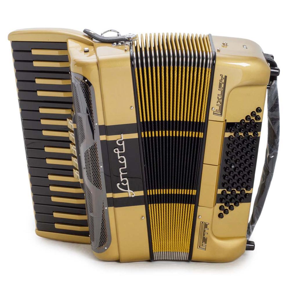 Foto 4 pulgar | Acordeón Pista 34/72 Sonola Pis Key 34-72 Gdbk Gold Black Keys Con Estuche