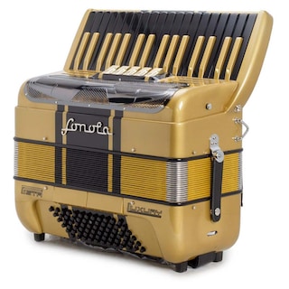 Foto 4 | Acordeón Pista 34/72 Sonola Pis Key 34-72 Gdbk Gold Black Keys Con Estuche