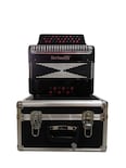 Acordeon Farinelli Premium 31 Botones Tono Sol Color Negro