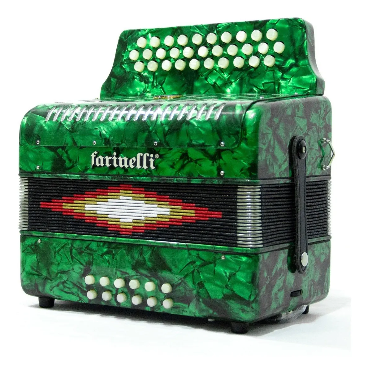 Foto 2 pulgar | Acordeon Farinelli 3012fav Diatonico 31 Botones Color Verde