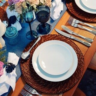 Foto 5 | Juego De Platos Hondos De Porcelana Tramontina Sophia 6 Piezas