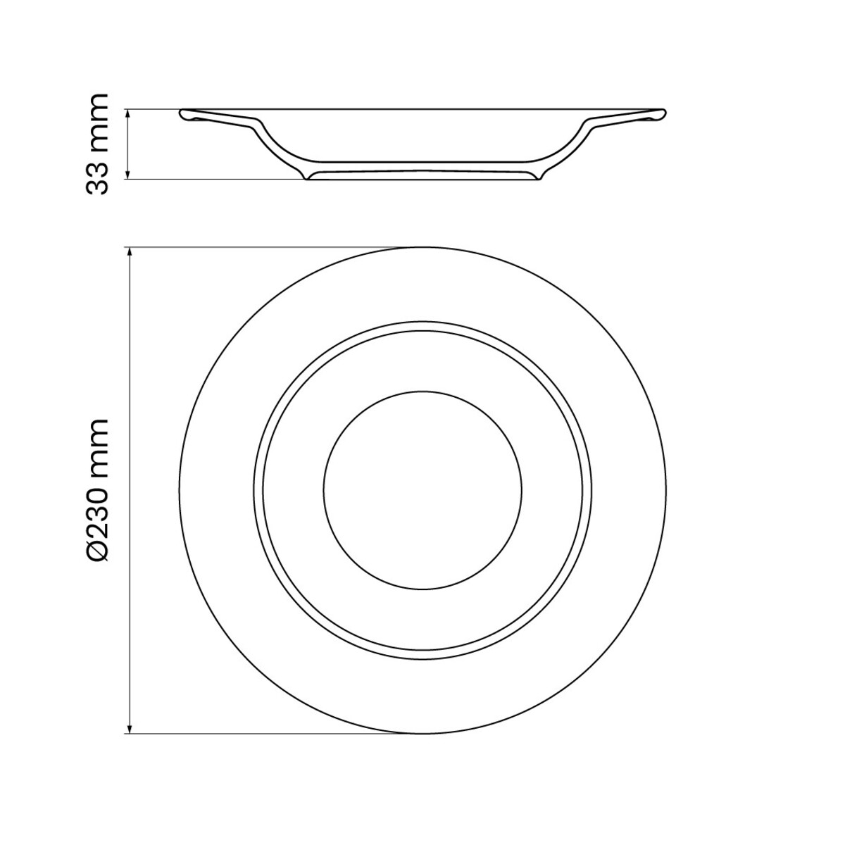 Foto 4 pulgar | Juego de Platos Hondos Tramontina Quartzo Hs 23 cm