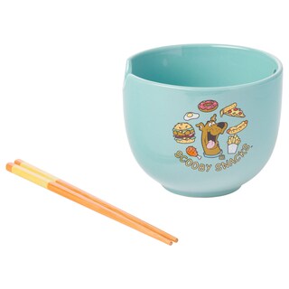 Foto 5 | Cuenco De Arroz Con Fideos Ramen De Cerámica Scooby-doo, 600 Ml, Con Palillos - Venta Internacional.