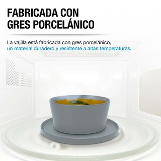 Foto 4 | Juego de Vajilla de Gris para 4 Personas 16 Piezas