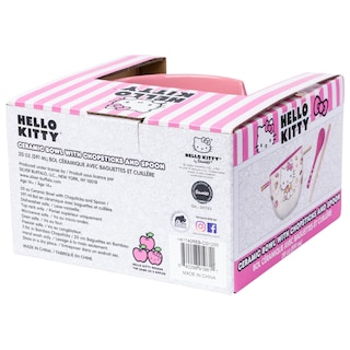 Foto 6 | Cuenco De Arroz Con Fideos Ramen Silver Buffalo Hello Kitty, 600 Ml - Venta Internacional.