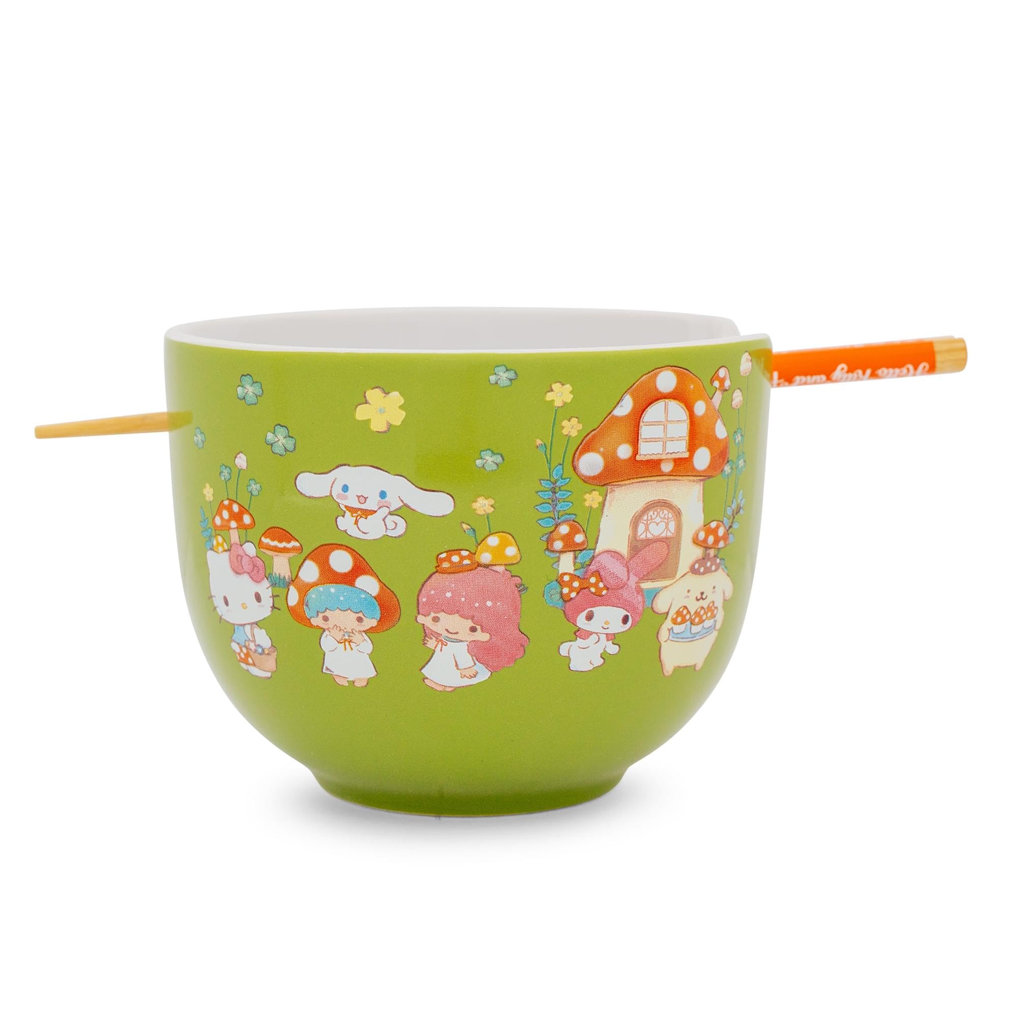Juego De Vajilla Silver Buffalo Sanrio Hello Kitty Mushroom - Venta Internacional.