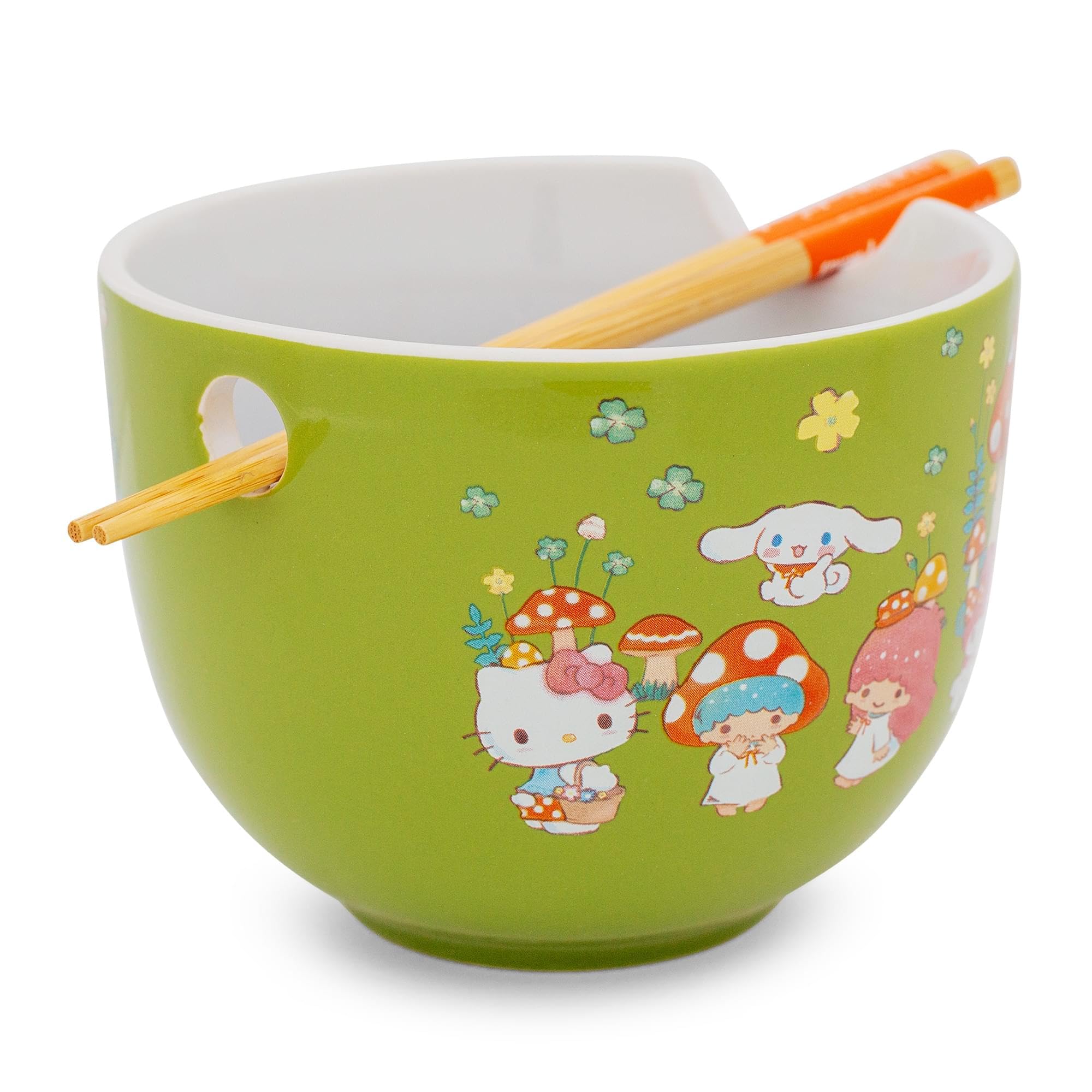 Foto 2 | Juego De Vajilla Silver Buffalo Sanrio Hello Kitty Mushroom - Venta Internacional.
