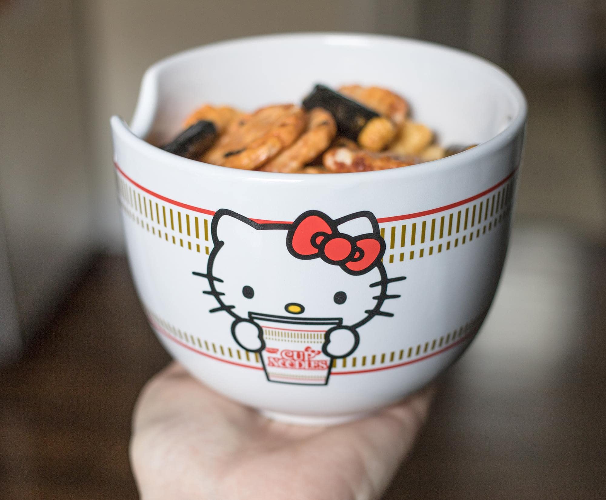 Foto 5 pulgar | Juego De Vajilla Silver Buffalo Hello Kitty Cup Noodles - Venta Internacional.