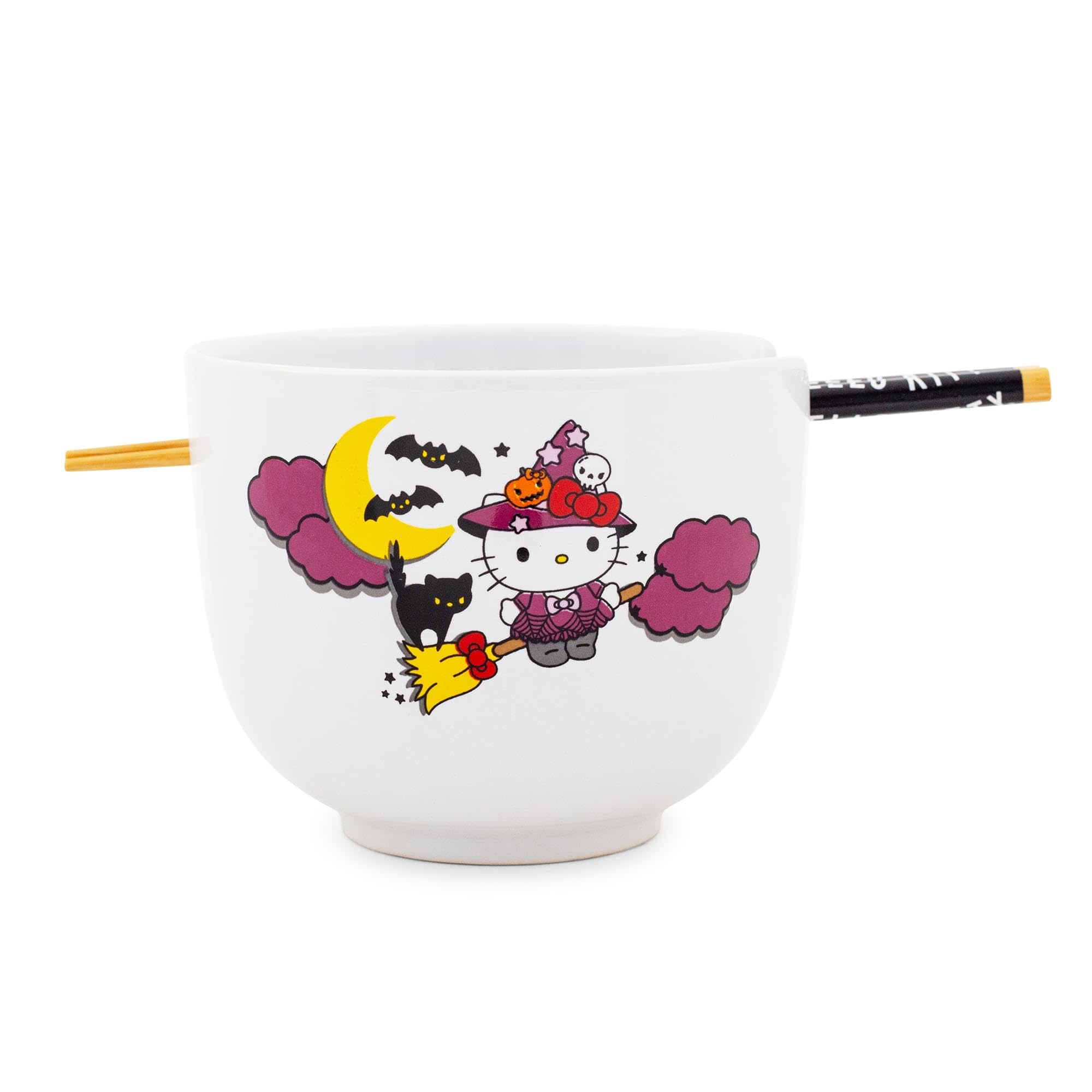 Foto 4 pulgar | Cuenco De Arroz Con Fideos Ramen De Cerámica, Plateado, Buffalo Hello Kitty - Venta Internacional.