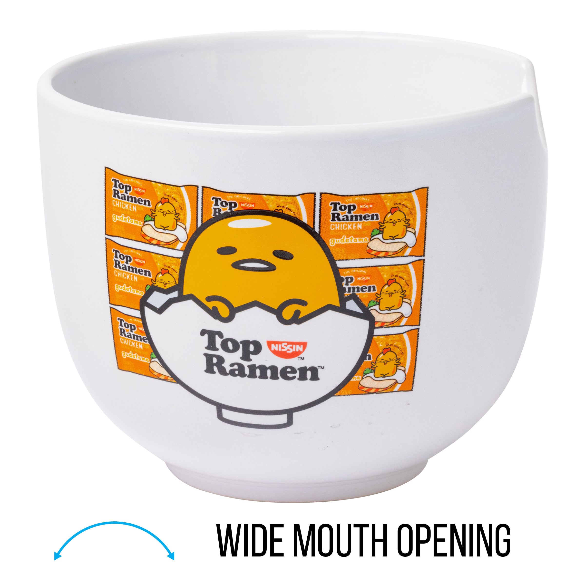 Foto 4 pulgar | Cuenco De Cerámica Para Ramen Plateado Buffalo Sanrio Gudetama Lazy Egg - Venta Internacional.