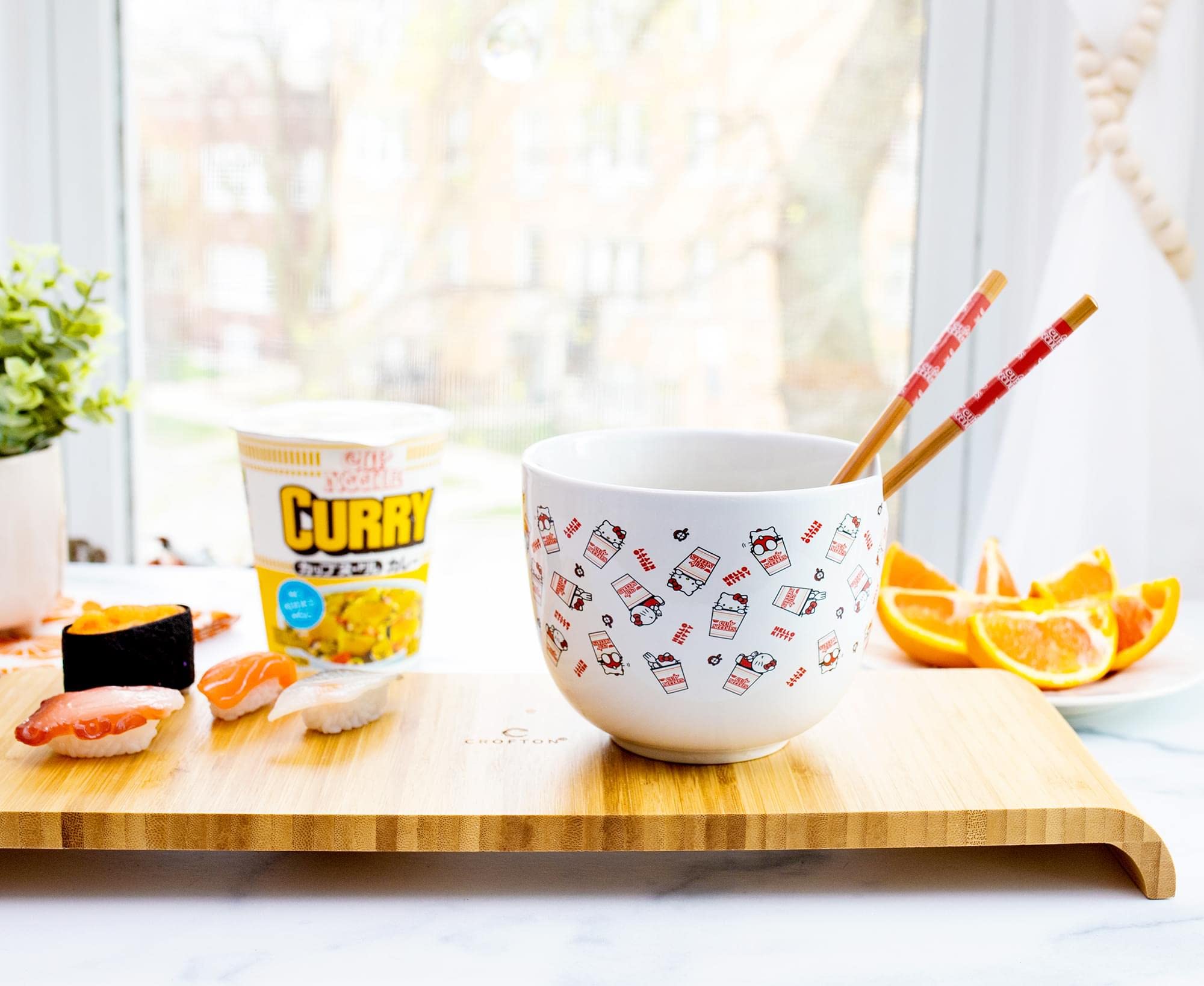 Foto 5 pulgar | Juego de Vajilla Sanrio Hello Kitty X Nissin Cup Noodles - Venta Internacional
